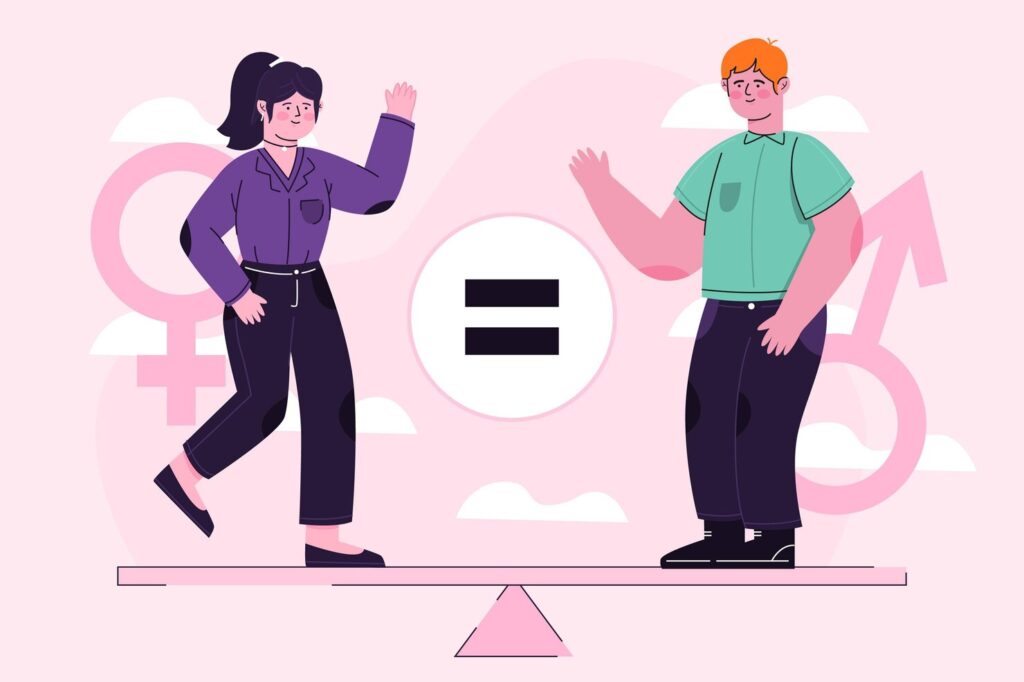 abstract illustration gender equality concept 52683 40618